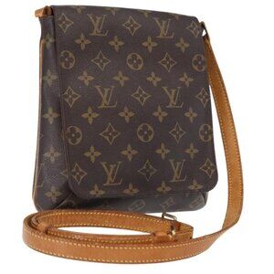 Authentic LOUIS VUITTON Monogram Musette Salsa Long Shoulder Bag M51387 LV